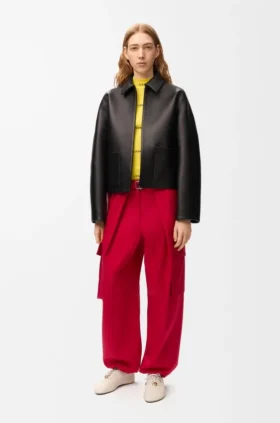 Cargo Trousers in Cotton and Silk Cargo Trousers in Cotton and Silk