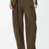 Cargo Trousers in Cotton and Silk Cargo Trousers in Cotton and Silk