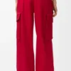 Cargo Trousers in Cotton and Silk Cargo Trousers in Cotton and Silk