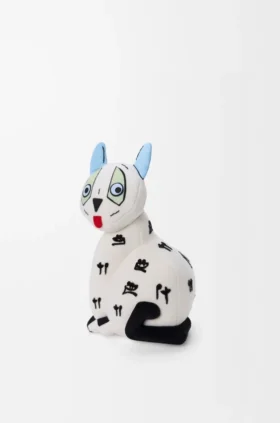 Cat Stuffed Toy in Cotton Velvet
