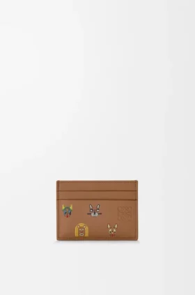 Cats Plain Cardholder in Classic Calfskin