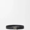 Chunky Anagram Belt in Supple Grained Calfskin