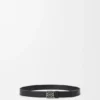 Chunky Anagram Belt in Supple Grained Calfskin