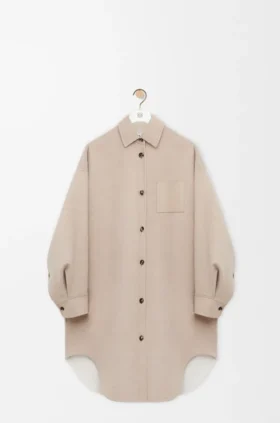 Coat in Wool and Cashmere