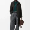 Coat in Wool and Silk