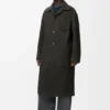 Coat in Wool and Silk