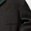 Coat in Wool and Silk