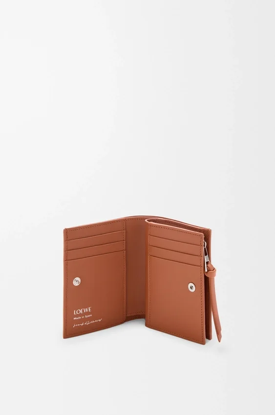 Compact Wallet in Nappa Calfskin Compact Wallet in Nappa Calfskin