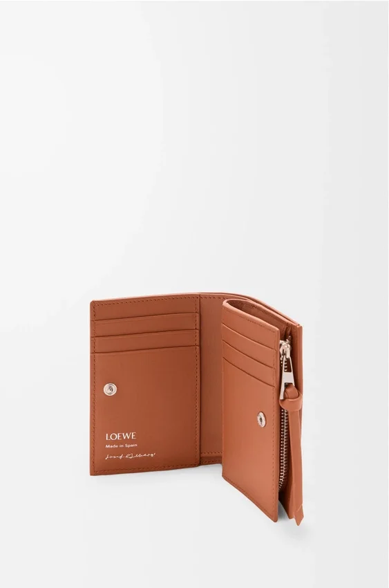 Compact Wallet in Nappa Calfskin Compact Wallet in Nappa Calfskin