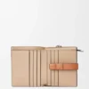 Compact Zip Wallet in Soft Grained Calfskin Compact Zip Wallet in Soft Grained Calfskin