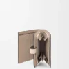 Compact Zip Wallet in Soft Grained Calfskin Compact Zip Wallet in Soft Grained Calfskin