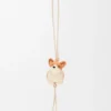 Corgi Charm in Felt and Calfskin Corgi Charm in Felt and Calfskin