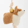 Corgi Charm in Felt and Calfskin Corgi Charm in Felt and Calfskin