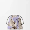 Corn Small Drawstring Pouch in Canvas
