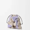 Corn Small Drawstring Pouch in Canvas