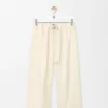 Cropped Belted Trousers in Cotton and Silk Cropped Belted Trousers in Cotton and Silk