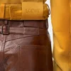 Cropped Jacket in Suede Lambskin