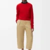 Cropped Trousers in Cotton Cropped Trousers in Cotton