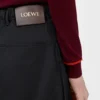 Cropped Trousers in Cotton and Silk Cropped Trousers in Cotton and Silk