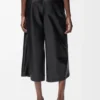 Cropped Trousers in Nappa Lambskin Cropped Trousers in Nappa Lambskin