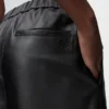 Cropped Trousers in Nappa Lambskin Cropped Trousers in Nappa Lambskin