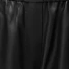 Cropped Trousers in Nappa Lambskin and Suede Goatskin Cropped Trousers in Nappa Lambskin and Suede Goatskin