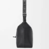 Cubi Crossbody Bag in Supple Smooth Calfskin and Jacquard Cubi Crossbody Bag in Supple Smooth Calfskin and Jacquard