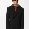 Double-Breasted Jacket in Wool Double-Breasted Jacket in Wool