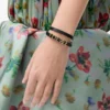 Double Wrap Loewe Bracelet in Calfskin Double Wrap Loewe Bracelet in Calfskin