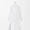 Draped Dress in Cotton