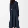 Draped Dress in Cotton