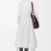 Draped Dress in Cotton