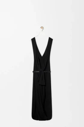 Draped Dress in Viscose