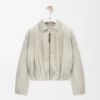 Draped Jacket in Cotton Draped Jacket in Cotton