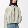 Draped Jacket in Cotton Draped Jacket in Cotton