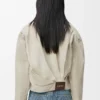 Draped Jacket in Cotton Draped Jacket in Cotton
