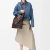 Draped Jacket in Denim Draped Jacket in Denim