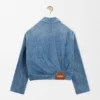 Draped Jacket in Denim Draped Jacket in Denim