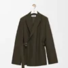 Draped Jacket in Wool Draped Jacket in Wool