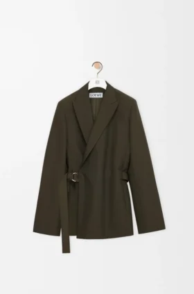 Draped Jacket in Wool