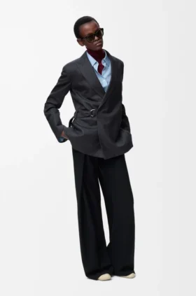 Draped Jacket in Wool Draped Jacket in Wool