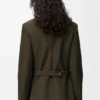 Draped Jacket in Wool Draped Jacket in Wool