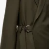 Draped Jacket in Wool Draped Jacket in Wool