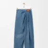Draped Jeans in Denim