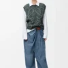 Draped Jeans in Denim