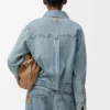 Draped Shirt in Denim