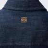 Draped Shirt in Denim