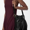 Draped Tote in Mellow Nappa Lambskin Draped Tote in Mellow Nappa Lambskin