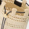 Drawstring Pocket in Raffia