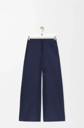 Drawstring Trousers in Cotton Blend Drawstring Trousers in Cotton Blend